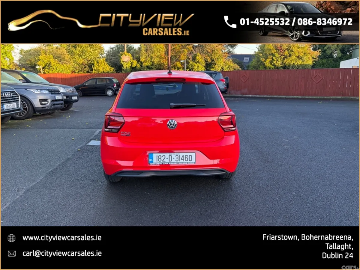 Volkswagen Polo Hatchback, Petrol, 2018, Red