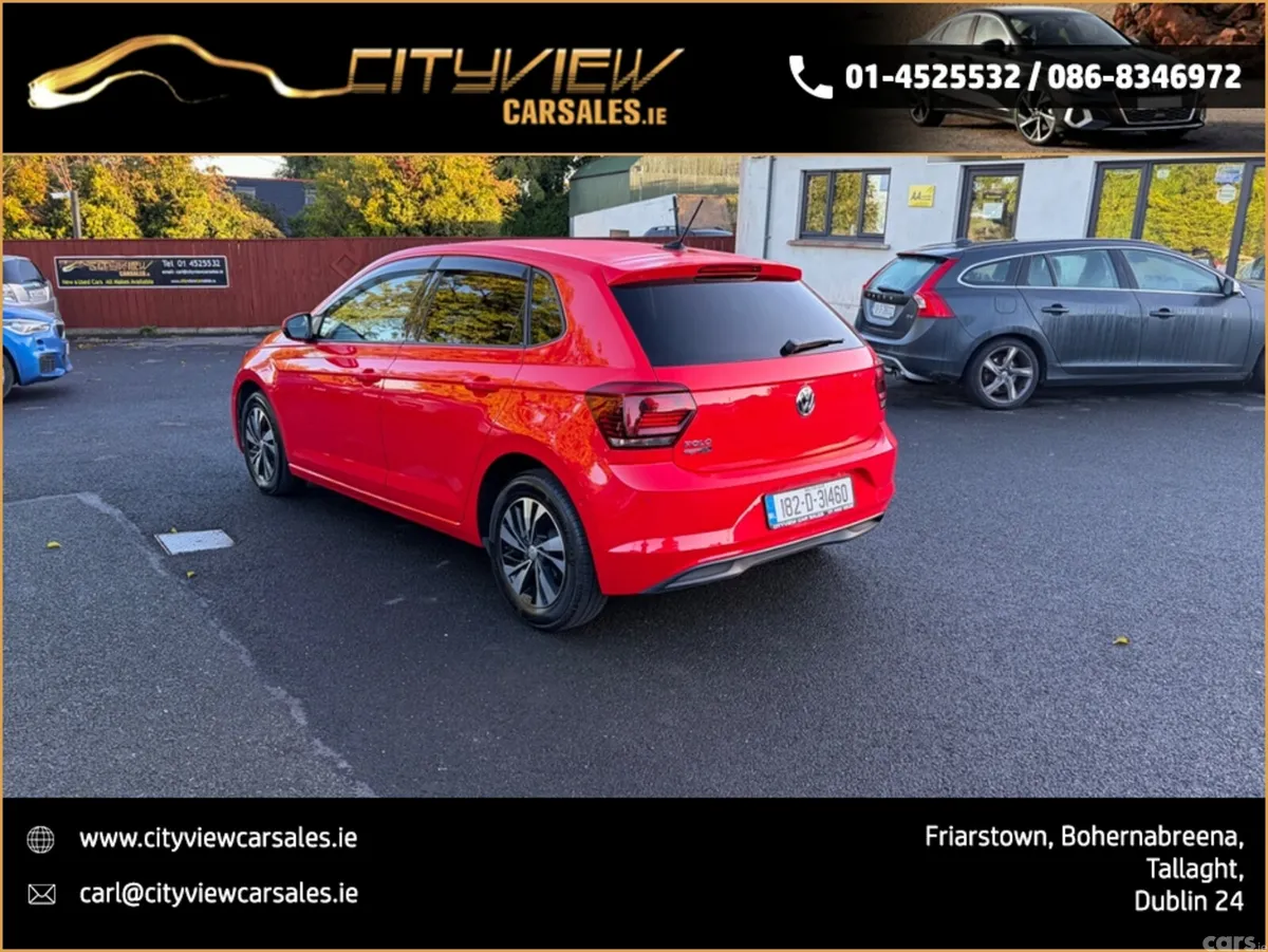 Volkswagen Polo Hatchback, Petrol, 2018, Red