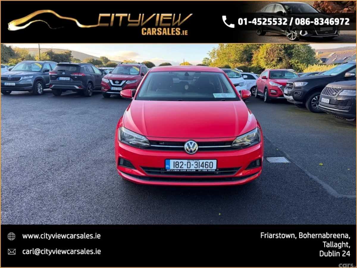 Volkswagen Polo Hatchback, Petrol, 2018, Red