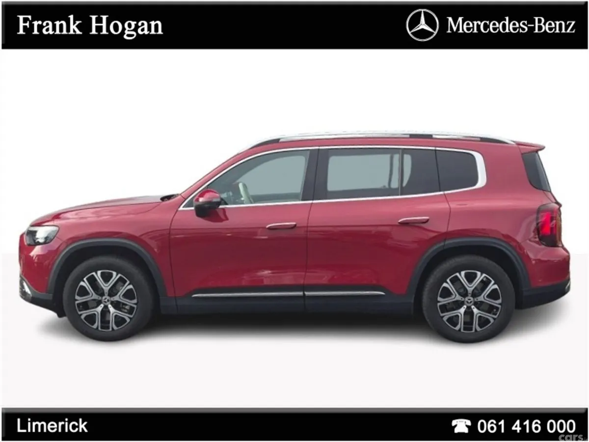 Mercedes-Benz GLB SUV, Electric, 2027, Red