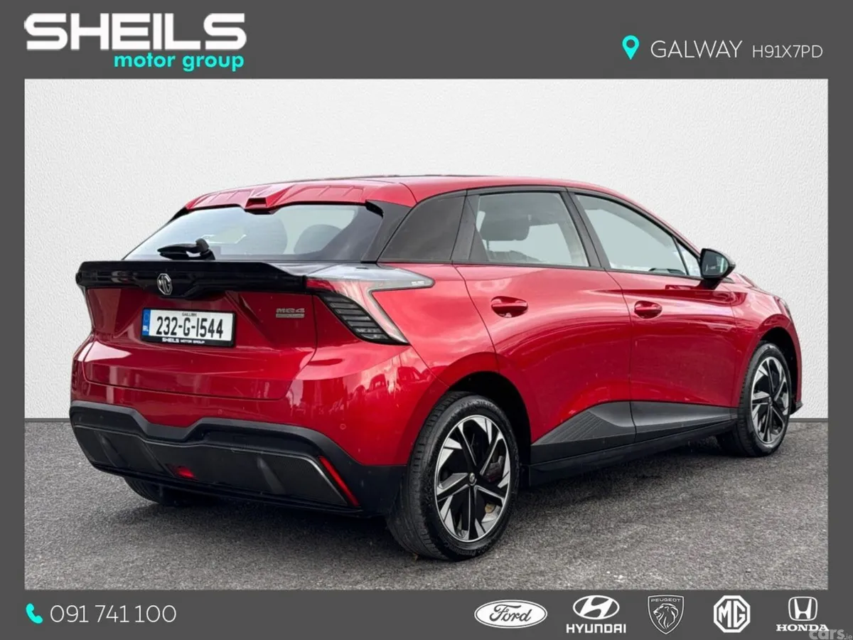 MG MG4 Hatchback, Electric, 2023, Red