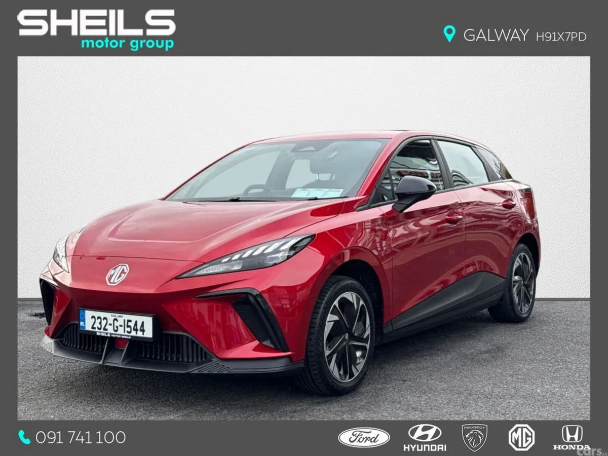 MG MG4 Hatchback, Electric, 2023, Red