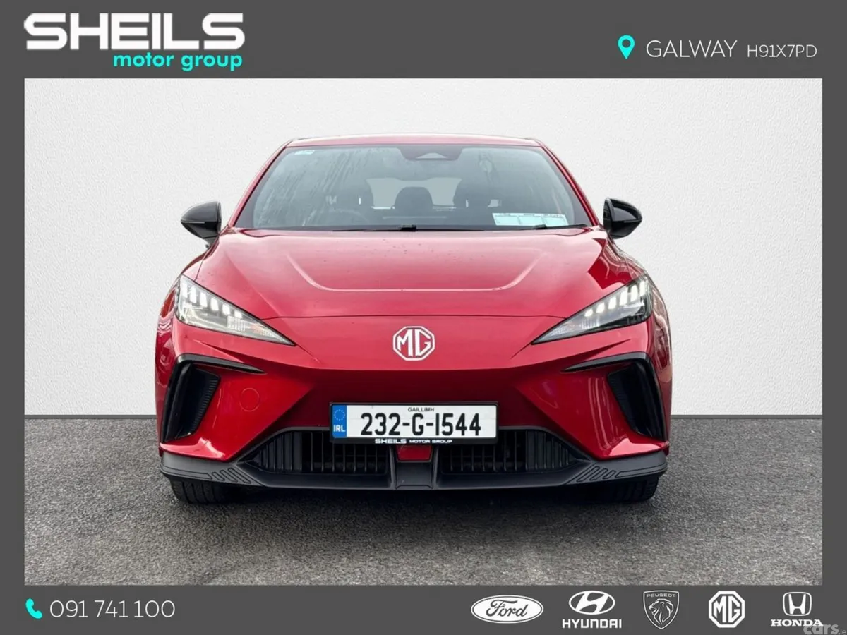 MG MG4 Hatchback, Electric, 2023, Red