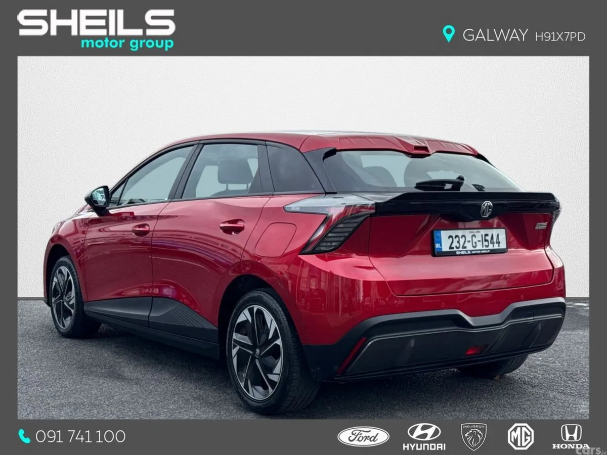 MG MG4 Hatchback, Electric, 2023, Red
