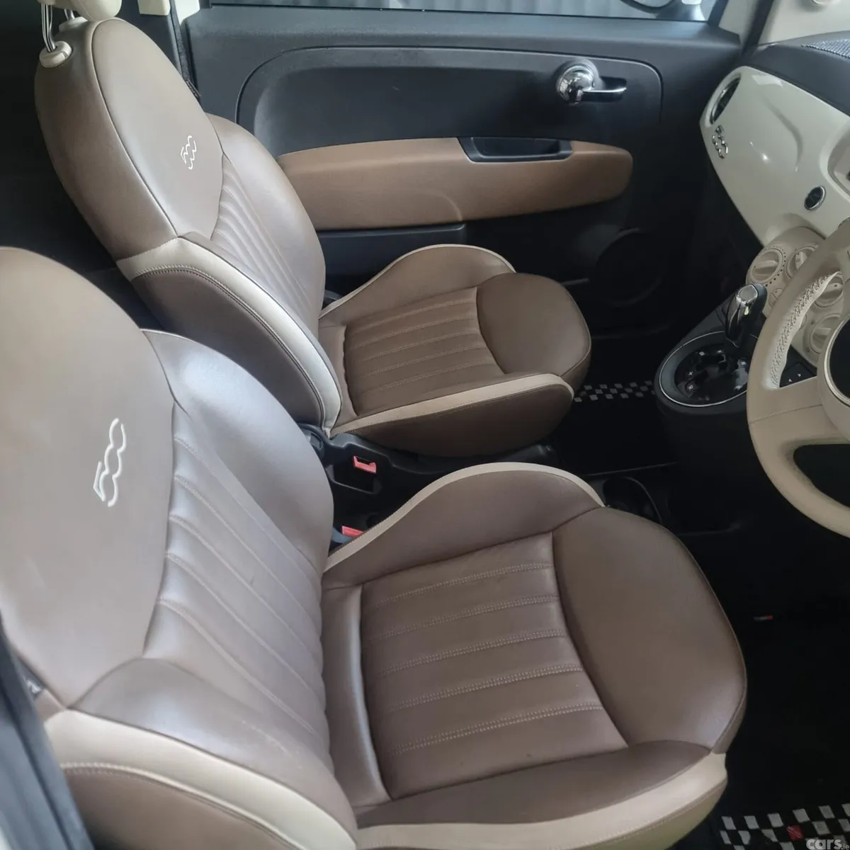 Fiat 500 Hatchback, Petrol, 2015, White