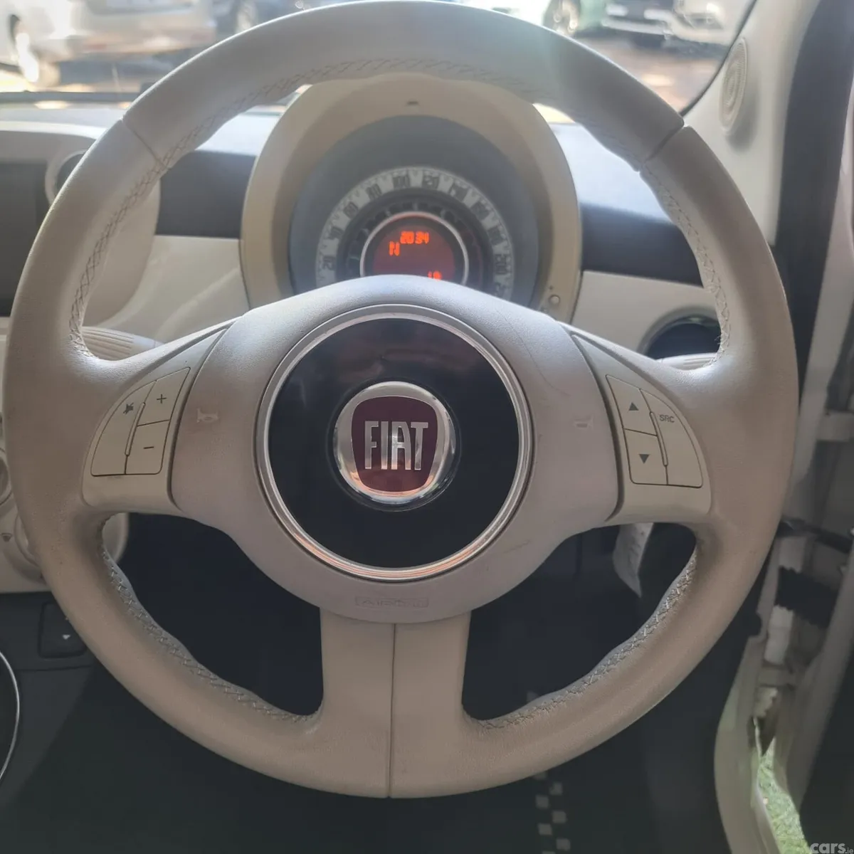 Fiat 500 Hatchback, Petrol, 2015, White