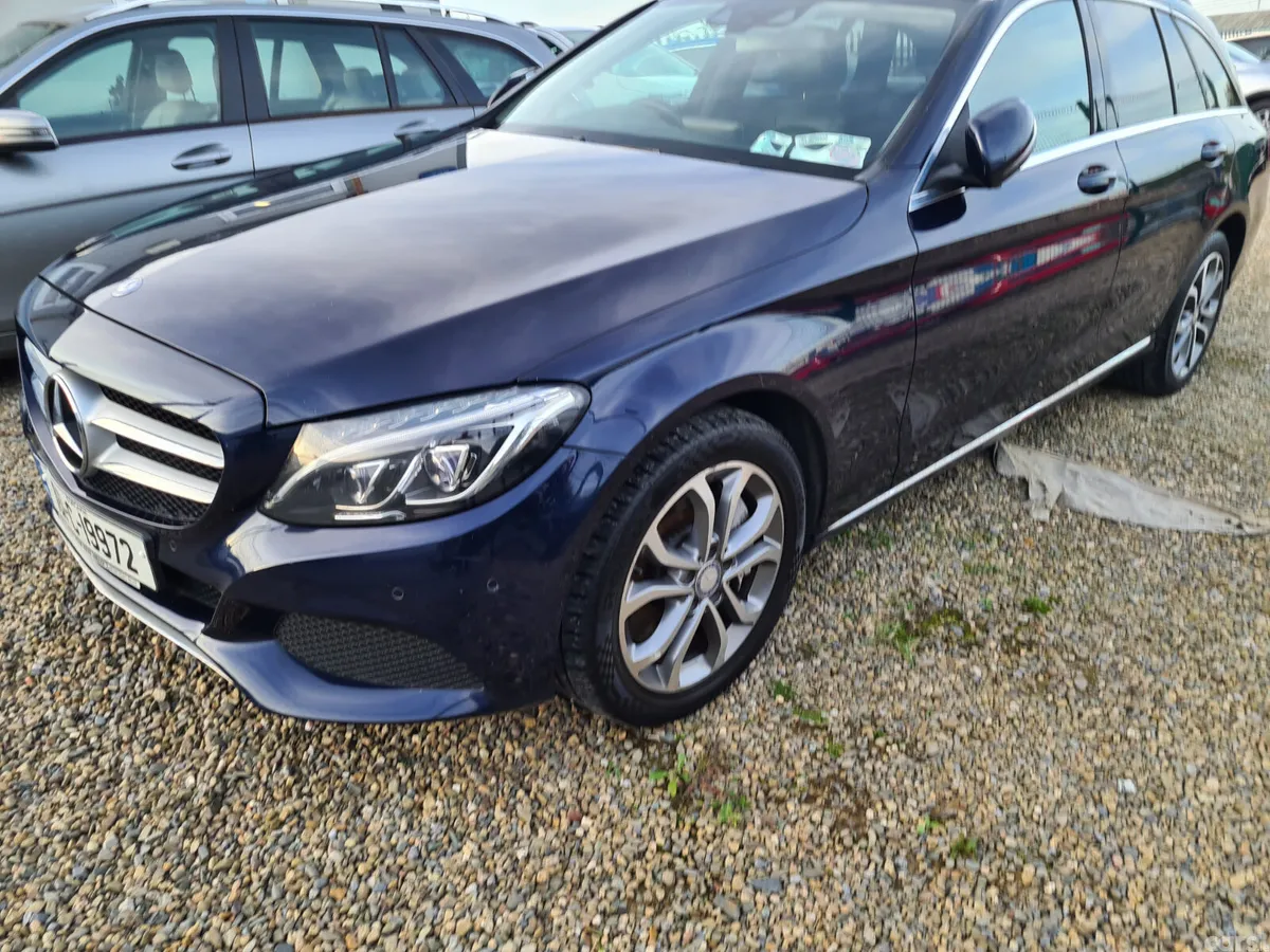 Mercedes-Benz C-Class Estate, Petrol Plug-in Hybrid, 2016, Blue