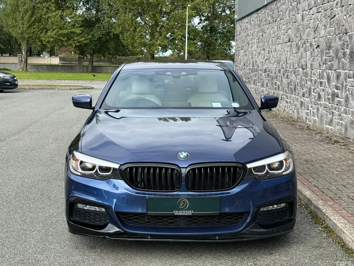 BMW 5-Series Saloon, Diesel, 2017, Blue