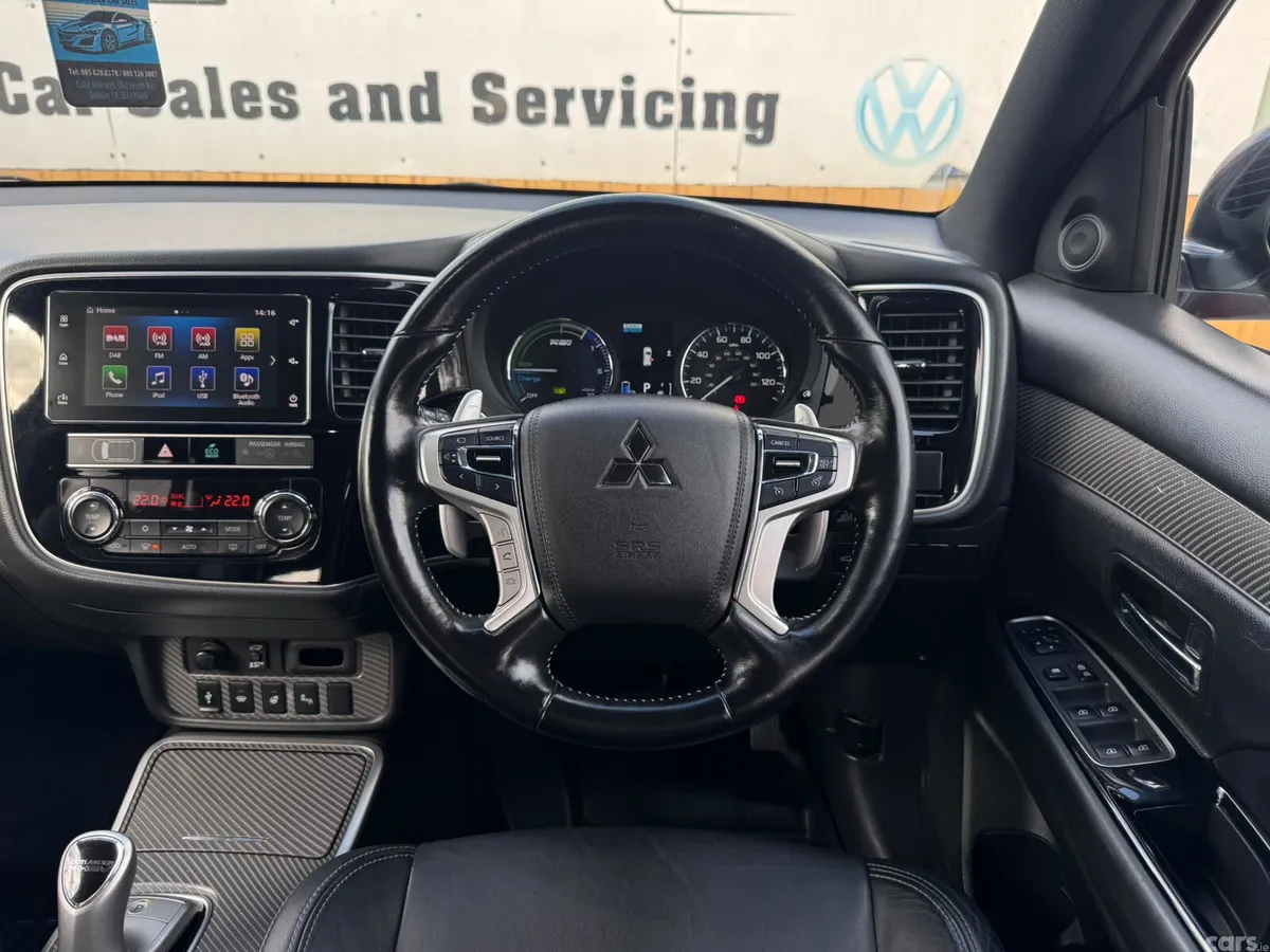 Mitsubishi Outlander SUV, Petrol Plug-in Hybrid, 2019, Red