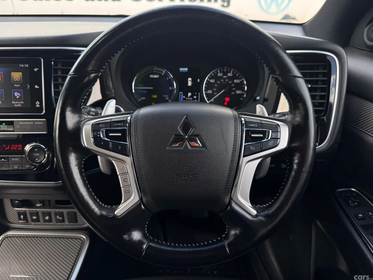 Mitsubishi Outlander SUV, Petrol Plug-in Hybrid, 2019, Red