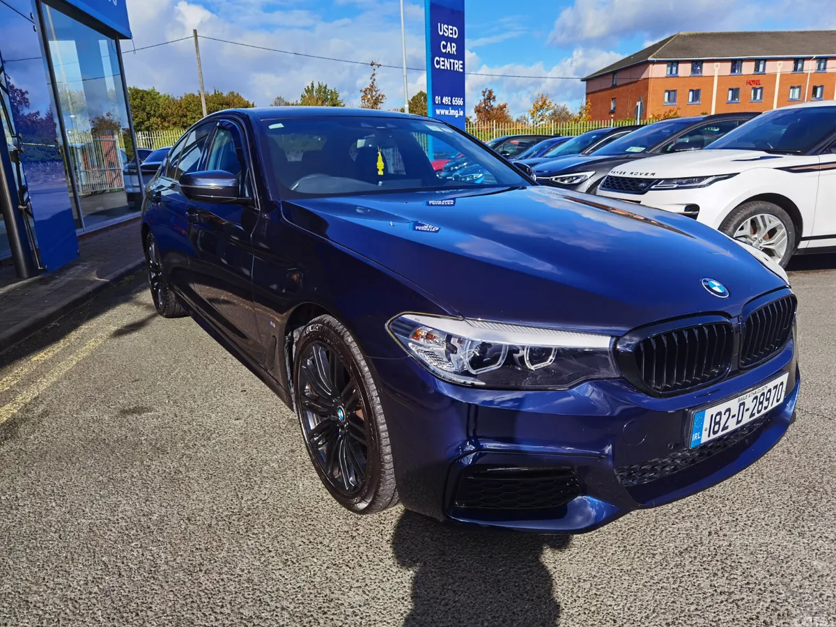 BMW 5-Series Saloon, Petrol Plug-in Hybrid, 2018, Black