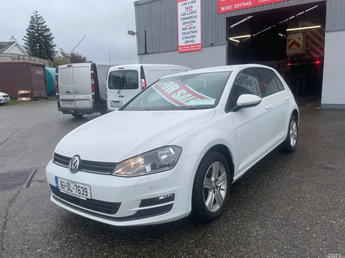 Volkswagen Golf Hatchback, Diesel, 2016, White