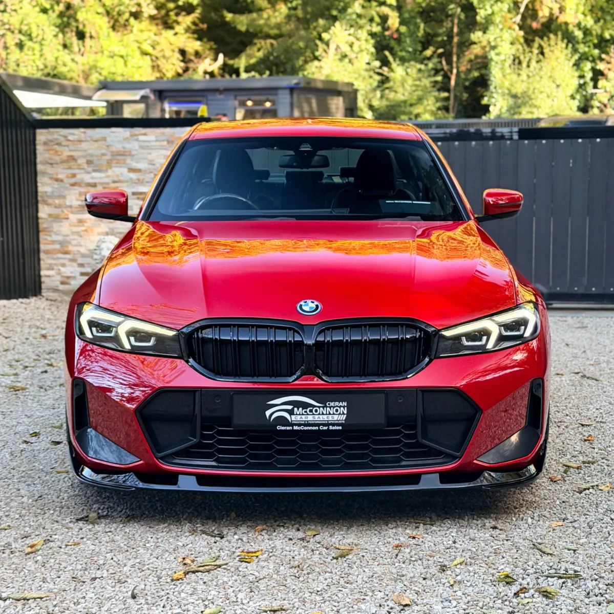 BMW 3-Series Saloon, Petrol Plug-in Hybrid, 2023, Red
