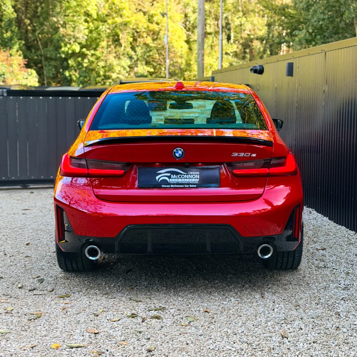 BMW 3-Series Saloon, Petrol Plug-in Hybrid, 2023, Red