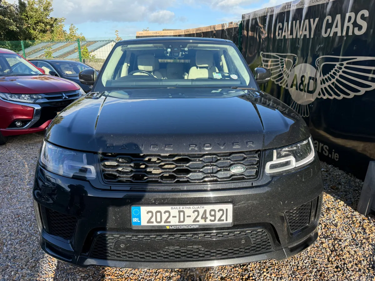 Land Rover Range Rover Sport SUV, Petrol Plug-in Hybrid, 2020, Black