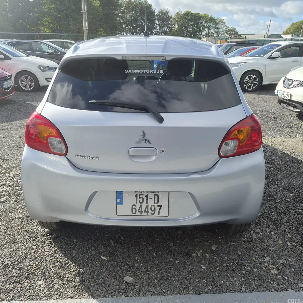 Mitsubishi Mirage Hatchback, Petrol, 2015, Silver