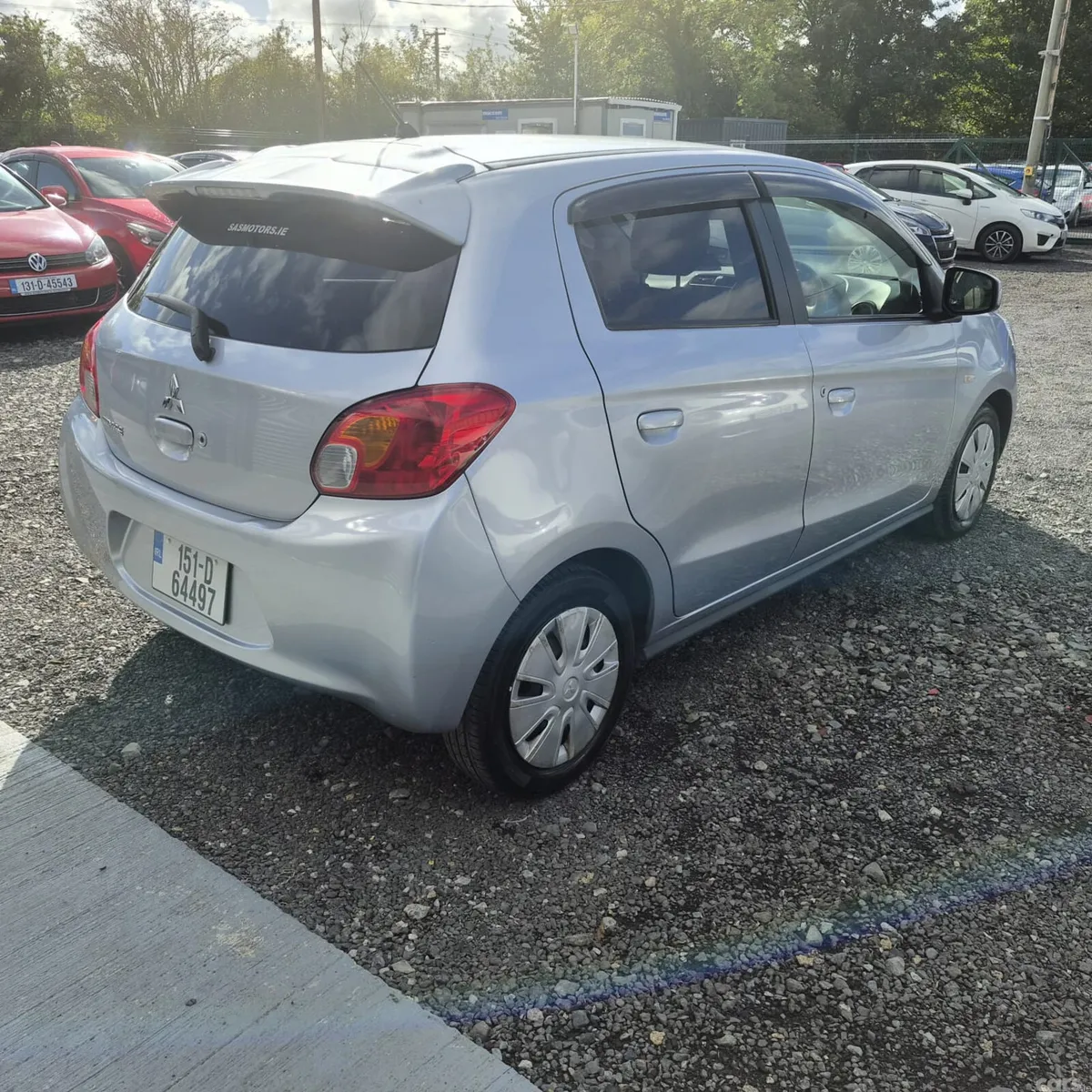 Mitsubishi Mirage Hatchback, Petrol, 2015, Silver