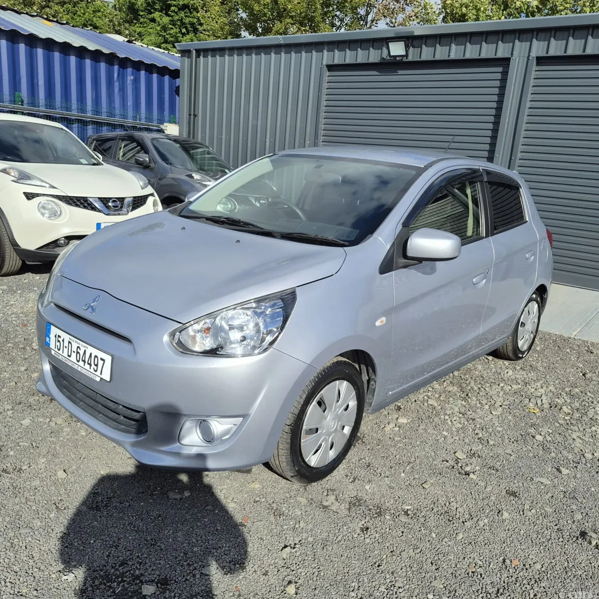 Mitsubishi Mirage Hatchback, Petrol, 2015, Silver