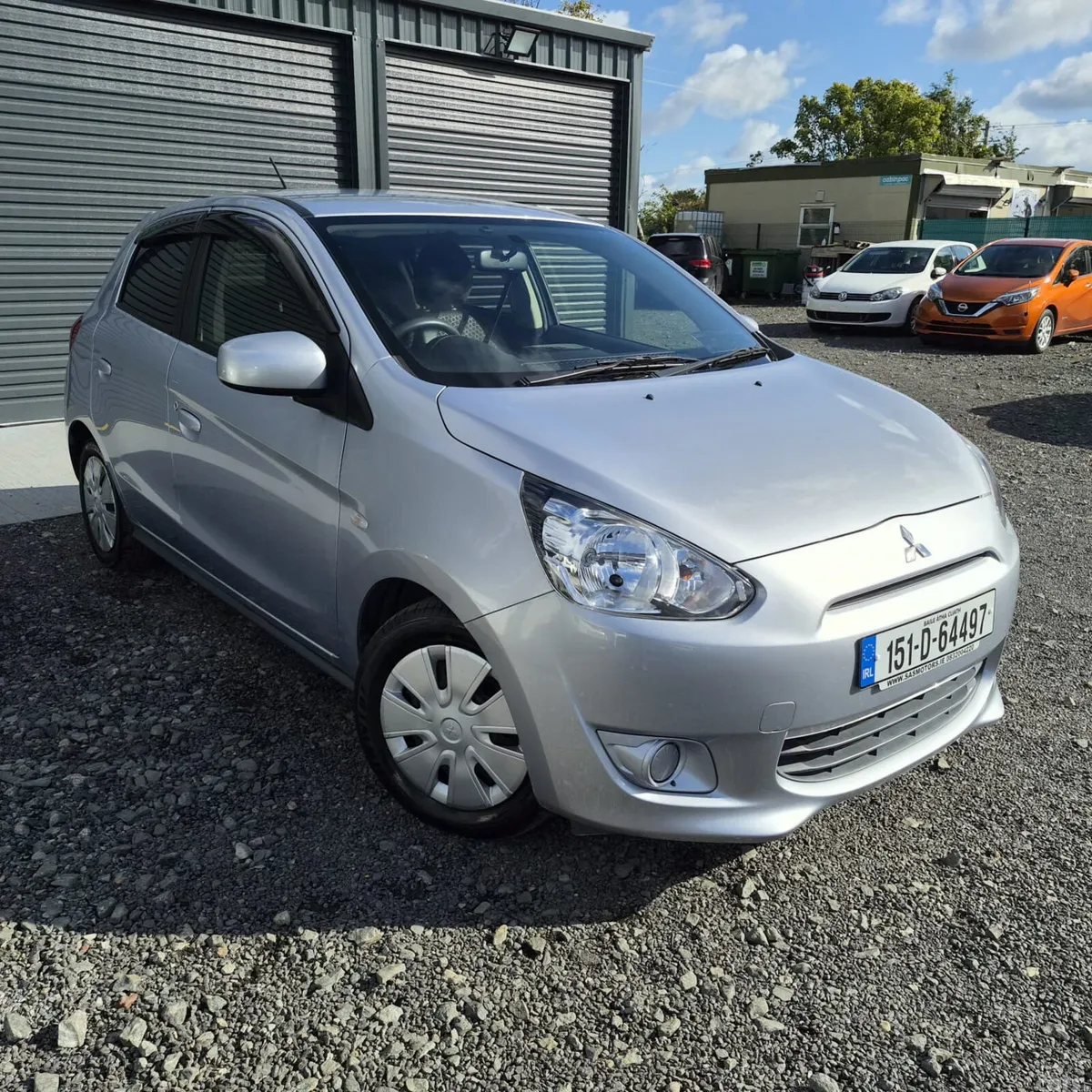 Mitsubishi Mirage Hatchback, Petrol, 2015, Silver