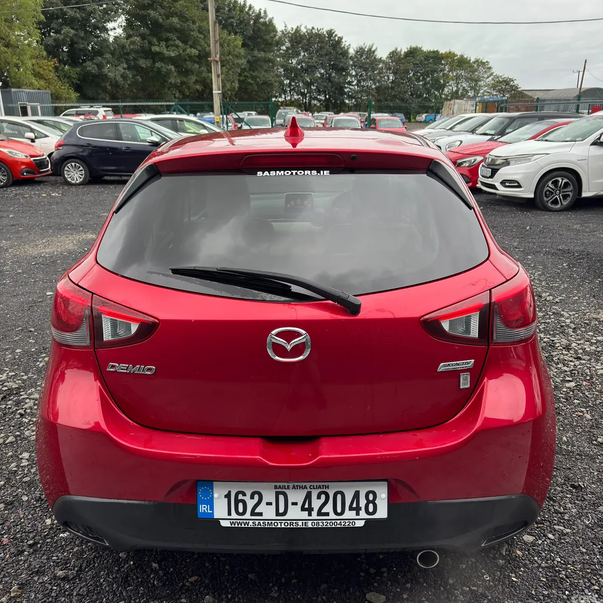 Mazda Demio Hatchback, Petrol, 2016, Red