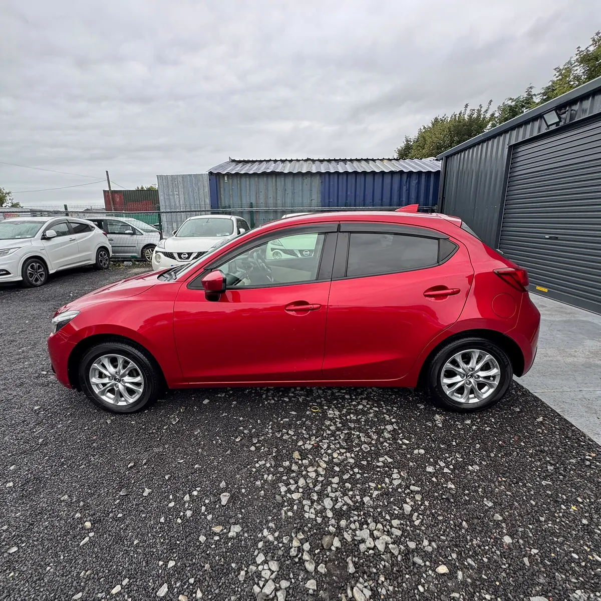 Mazda Demio Hatchback, Petrol, 2016, Red