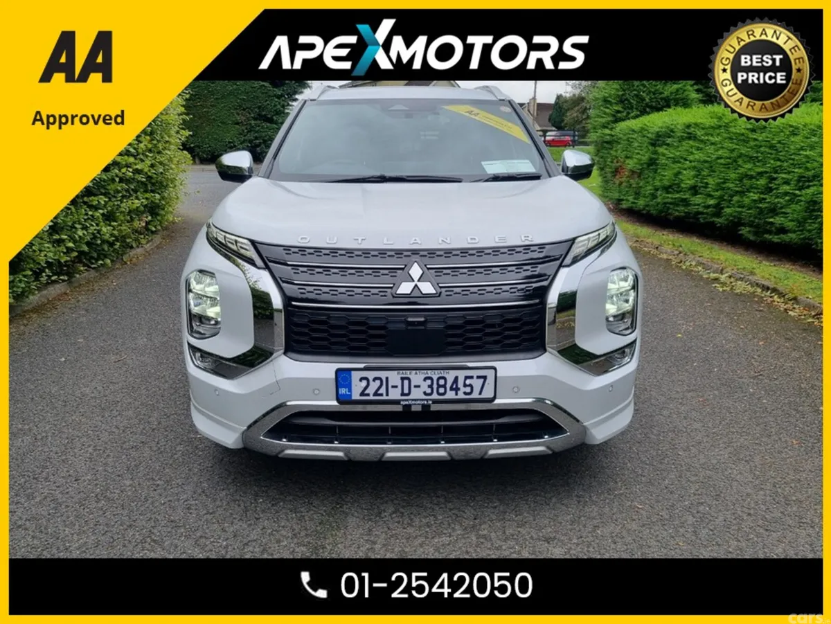 Mitsubishi Outlander MPV, Petrol Plug-in Hybrid, 2022, White