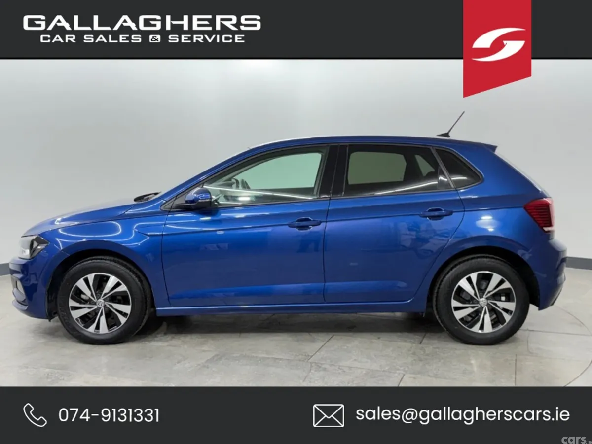 Volkswagen Polo Hatchback, Petrol, 2019, Blue