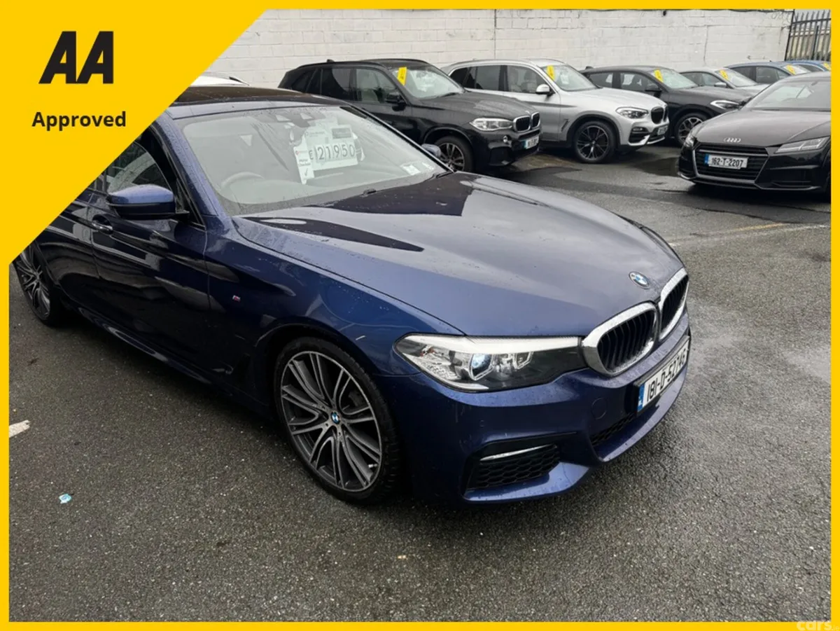 BMW 5-Series Saloon, Diesel, 2018, Blue