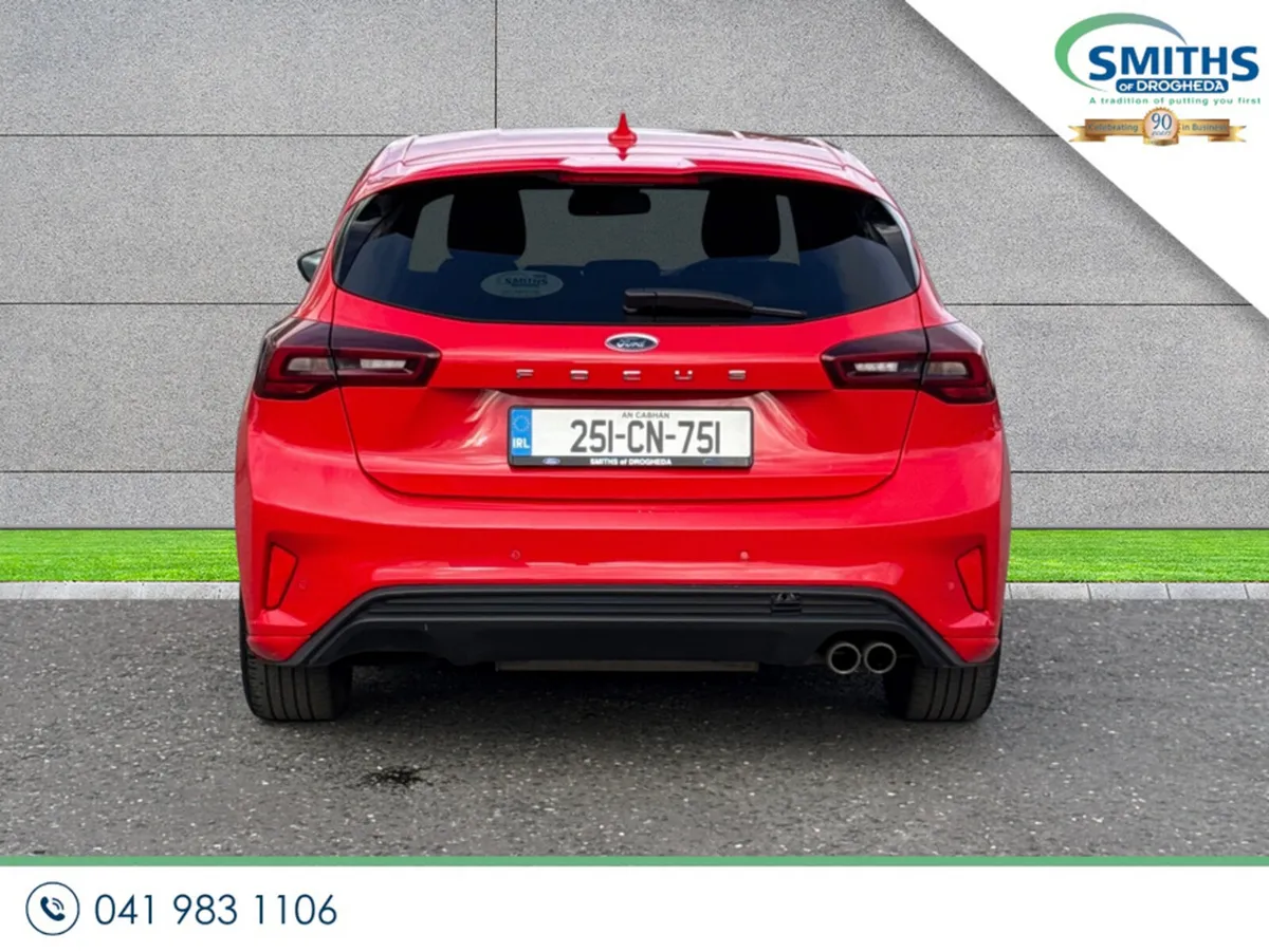 Ford Focus Hatchback, Petrol Hybrid, 2025, Red