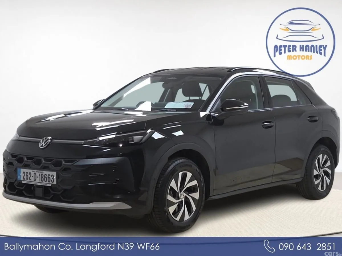 Volkswagen T-Roc SUV, Petrol, 2026, Black