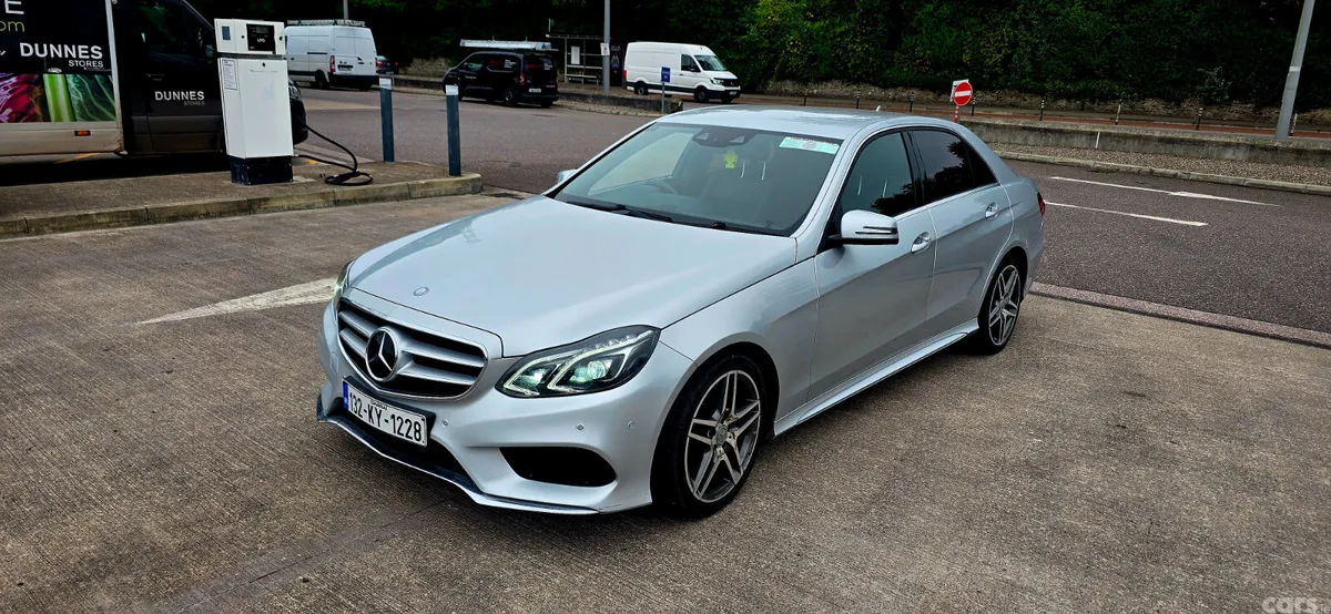 Mercedes-Benz E-Class Saloon, Diesel Hybrid, 2013, Silver
