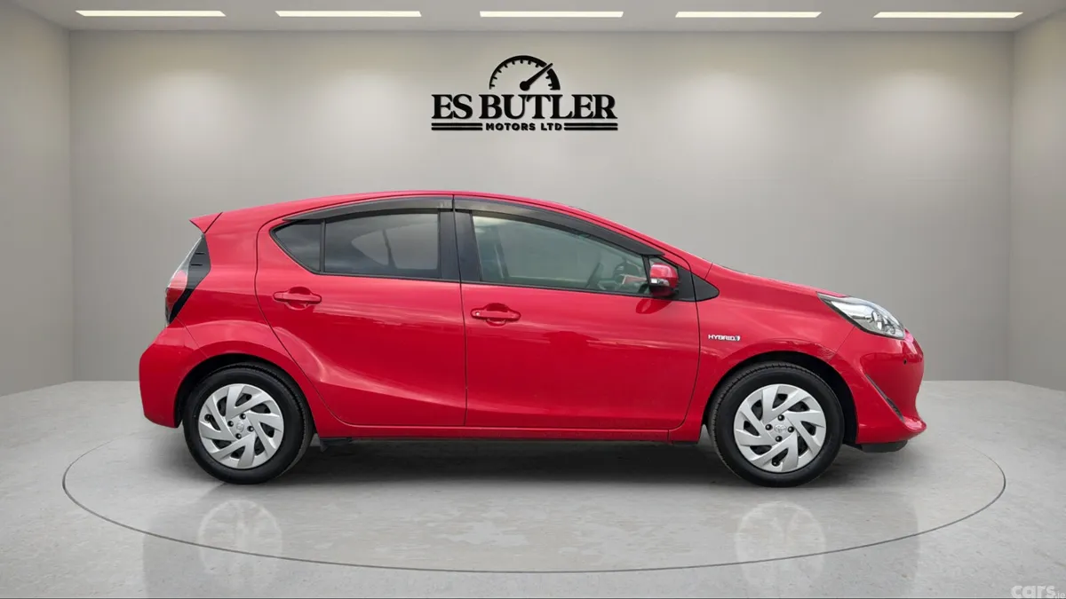Toyota Aqua Hatchback, Petrol Hybrid, 2017, Red
