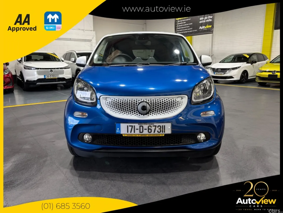Smart Forfour Hatchback, Petrol, 2017, Blue