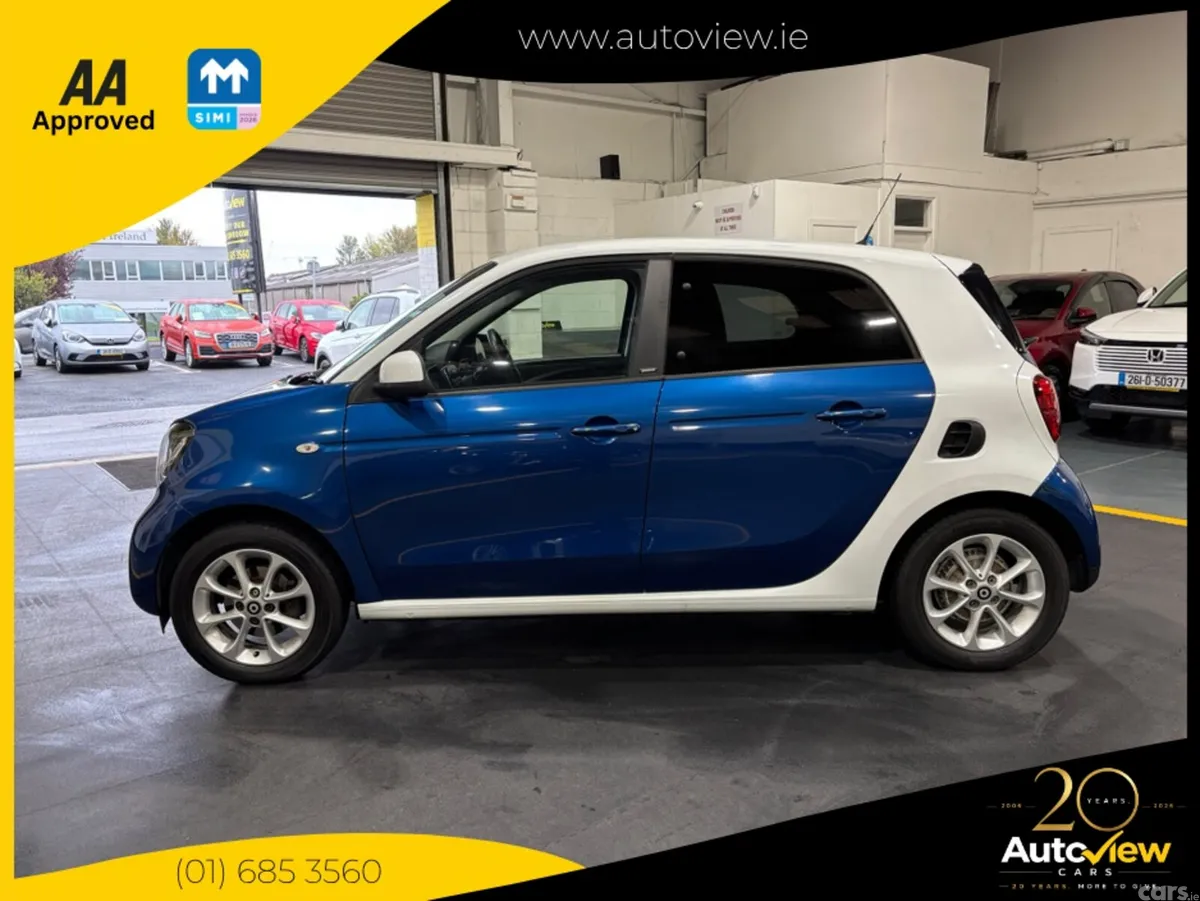 Smart Forfour Hatchback, Petrol, 2017, Blue