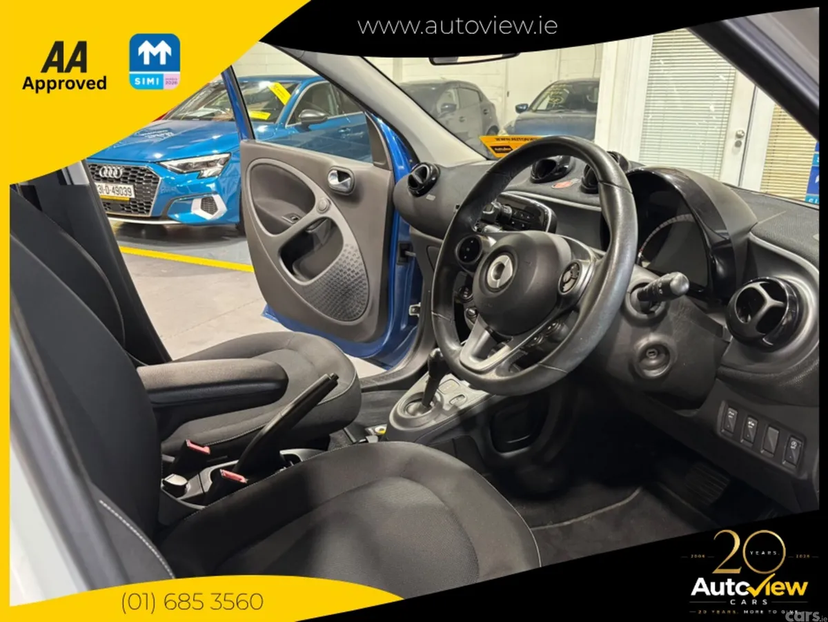 Smart Forfour Hatchback, Petrol, 2017, Blue