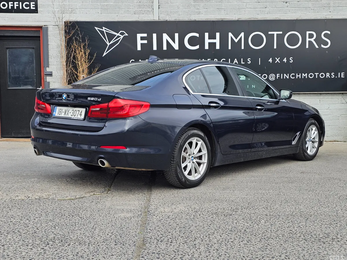 BMW 5-Series Saloon, Diesel, 2018, Blue