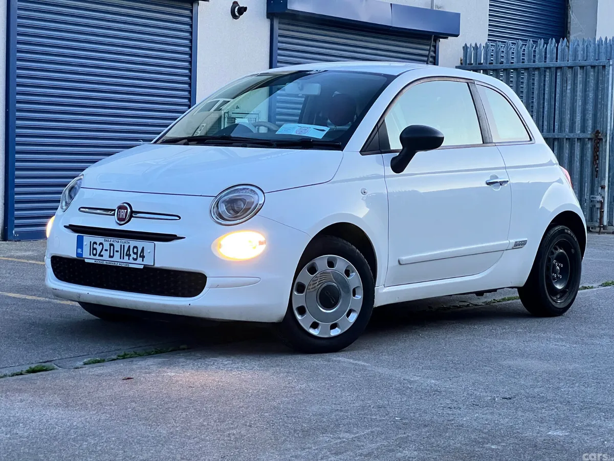 Fiat 500 Hatchback, Petrol, 2016, White