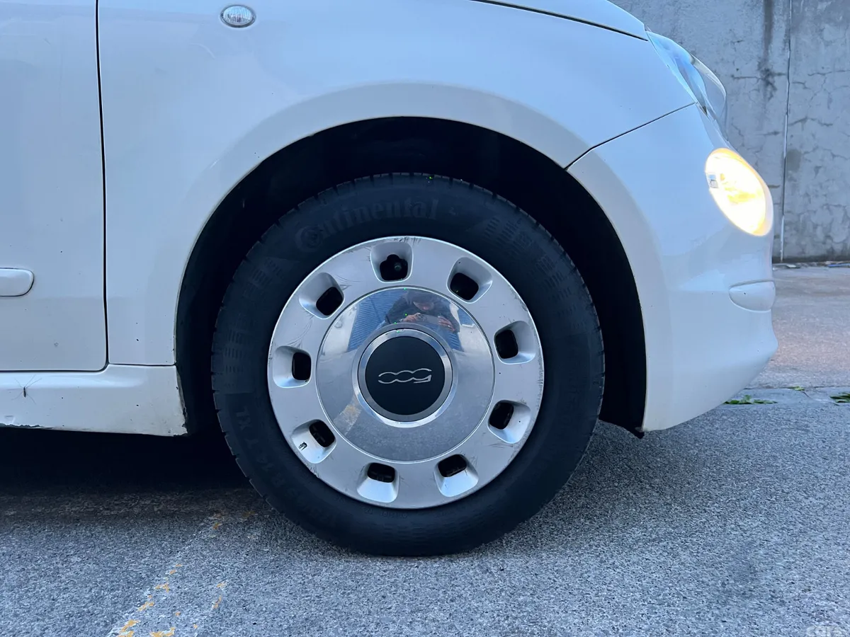 Fiat 500 Hatchback, Petrol, 2016, White
