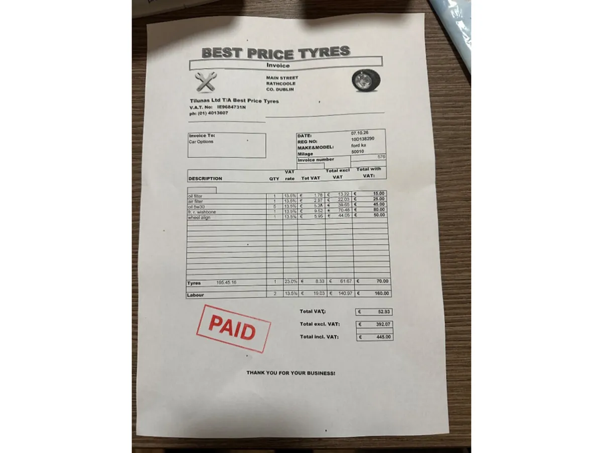 Ford KA Hatchback, Petrol, 2010, Black
