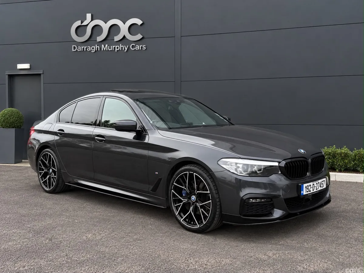 BMW 5-Series Saloon, Petrol Hybrid, 2019, Grey