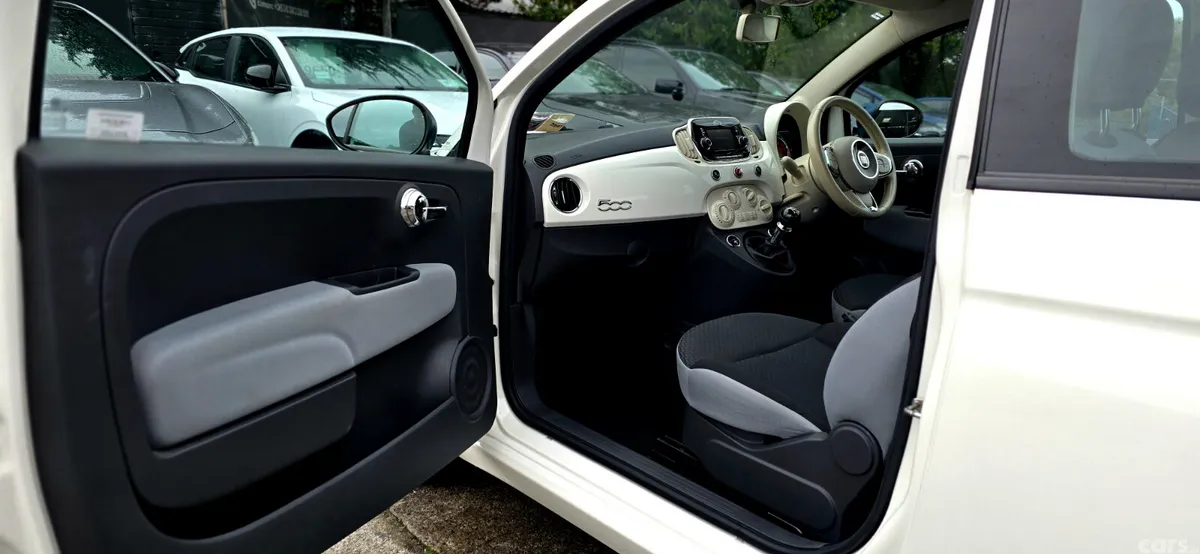 Fiat 500 Hatchback, Petrol, 2016, White