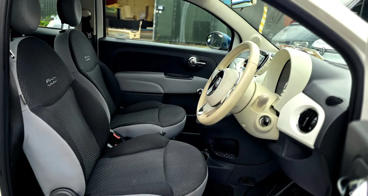 Fiat 500 Hatchback, Petrol, 2016, White