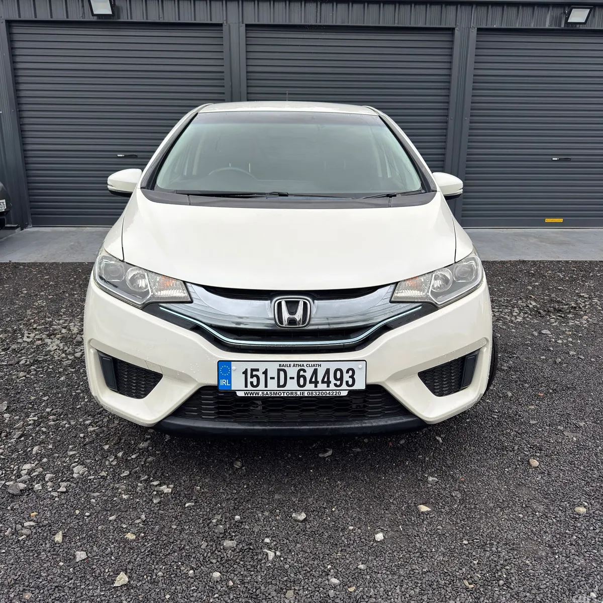 Honda Fit Hatchback, Petrol Hybrid, 2015, White