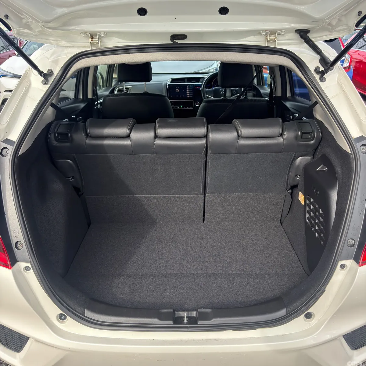 Honda Fit Hatchback, Petrol Hybrid, 2015, White