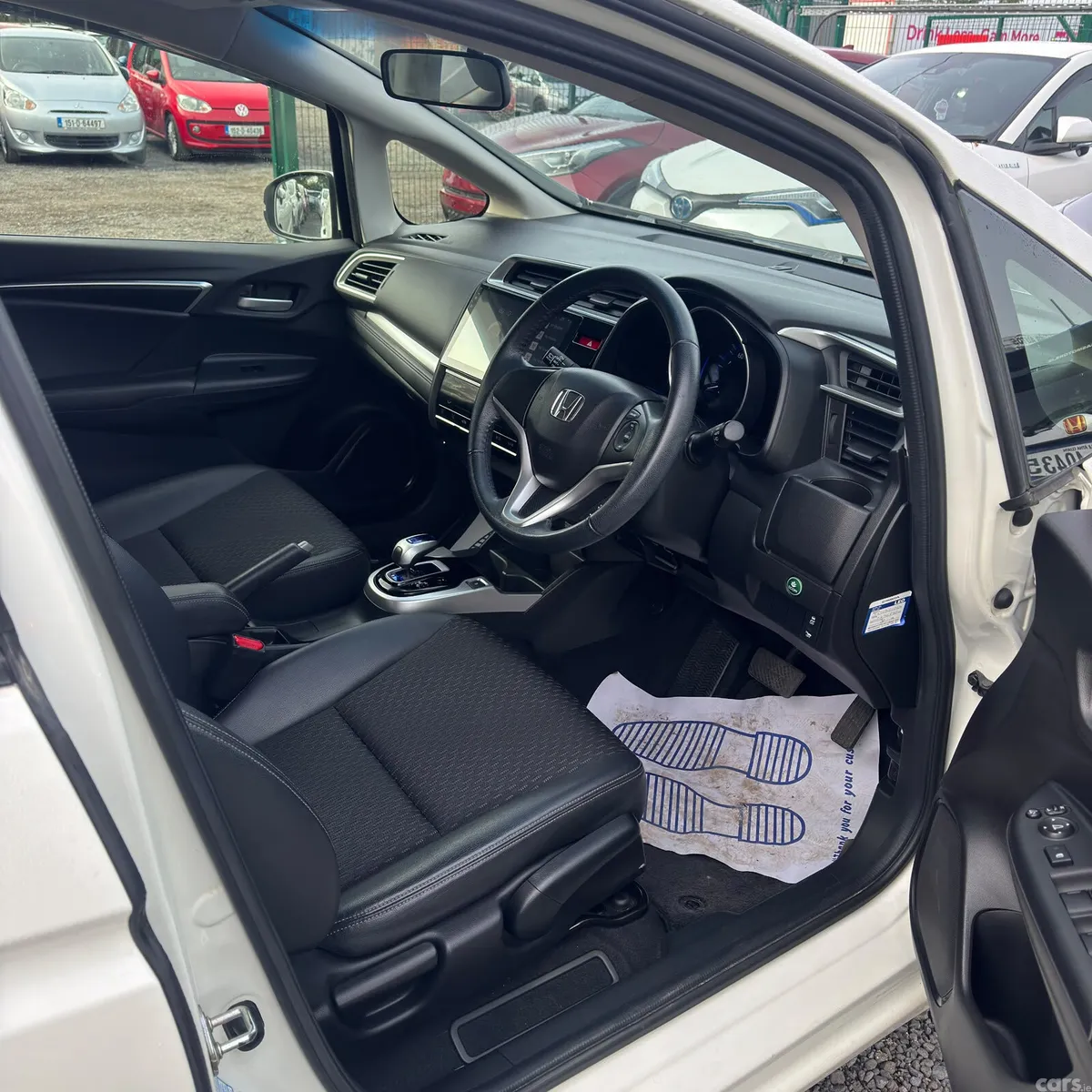 Honda Fit Hatchback, Petrol Hybrid, 2015, White