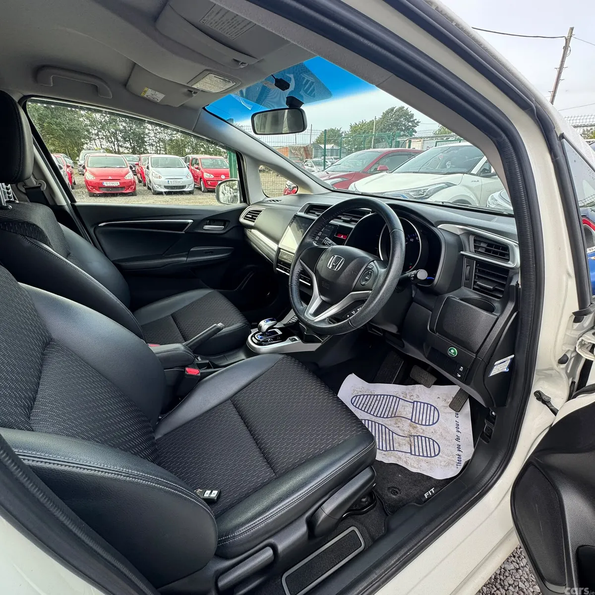 Honda Fit Hatchback, Petrol Hybrid, 2015, White