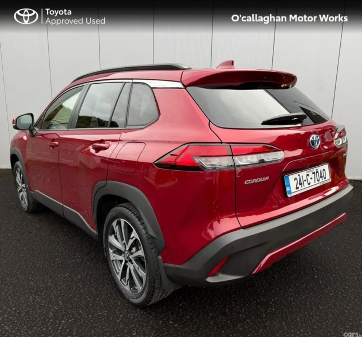 Toyota Corolla Cross SUV, Petrol Hybrid, 2024, Red