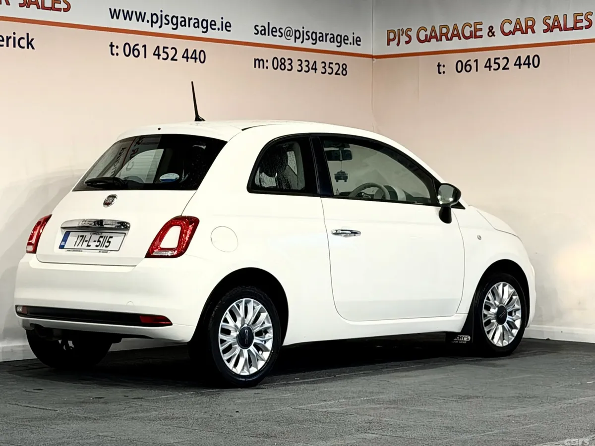 Fiat 500 Hatchback, Petrol, 2017, White
