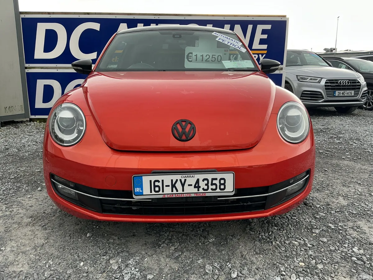 Volkswagen Beetle Hatchback, Petrol, 2016, Orange