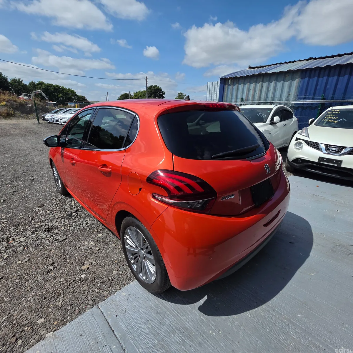 Peugeot 208 Hatchback, Petrol, 2017, Orange